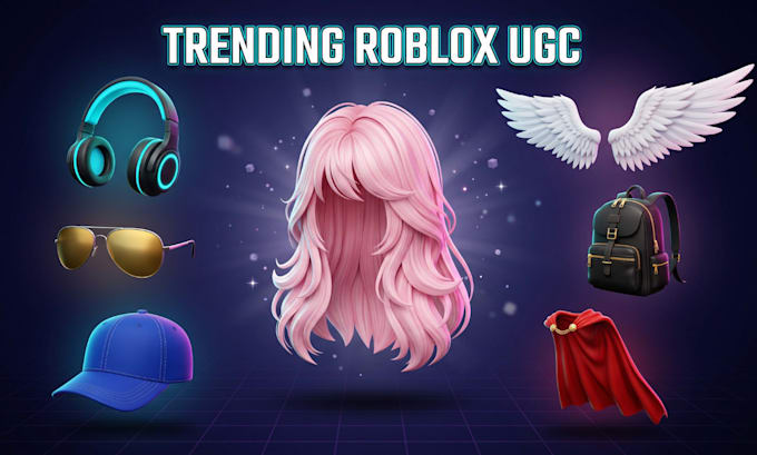 Create custom roblox ugc accessories, hats, hair and optimized 3d ...