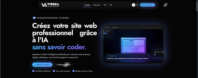 je ferai un site web professionnel responsive