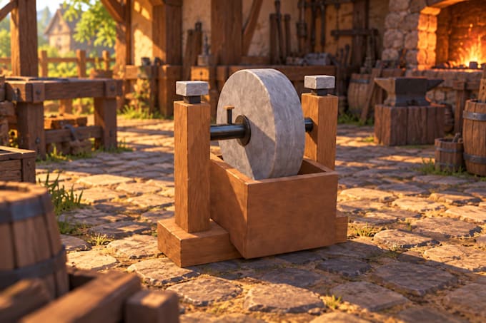 create a custom low poly 3d game prop
