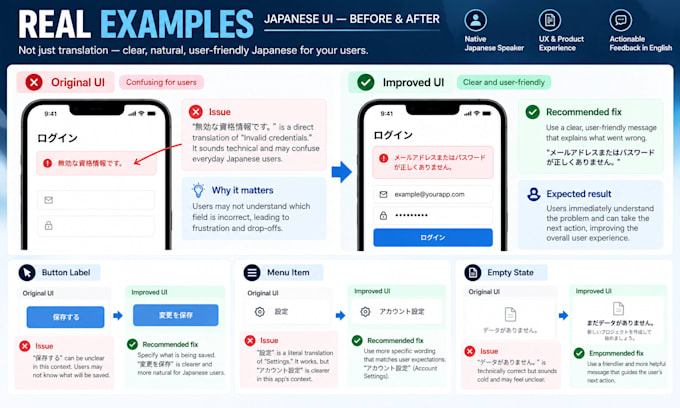 test your japanese app or saas for language and UX issues