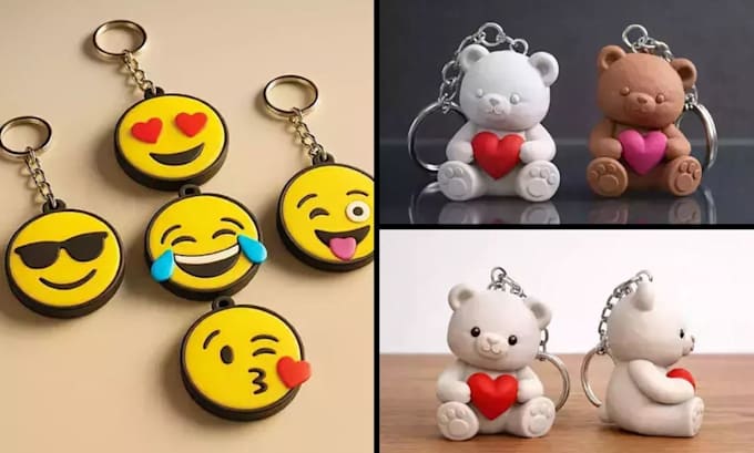 design custom printable 3d keychains models stl 3mf 3d lightbox for 3d printing
