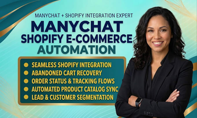 setup manychat shopify ecommerce automation for your store