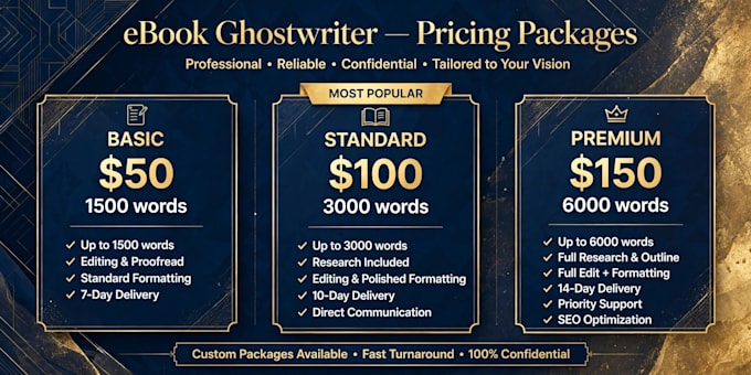 ghostwrite your business book and memoir