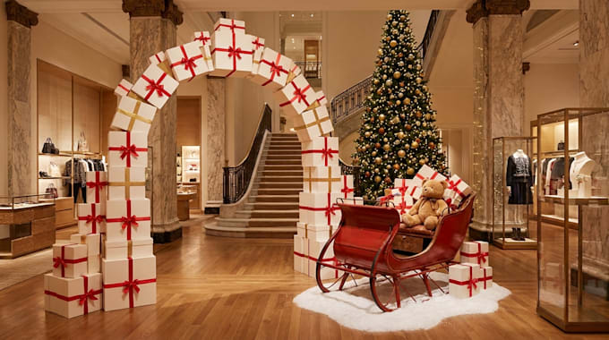 do interior christmas party room design, event stage lighting 3d visualization