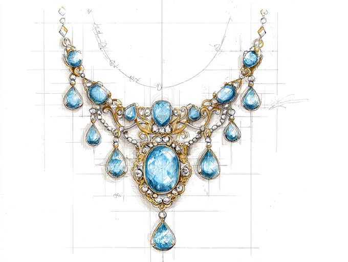 design custom jewelry sketches
