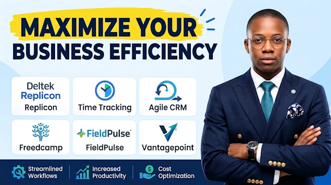 deltek replicon time tracking agile CRM freedcamp fieldpulse vantagepoint