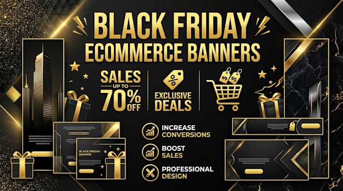 design black friday  ecommerce banners for your online store
