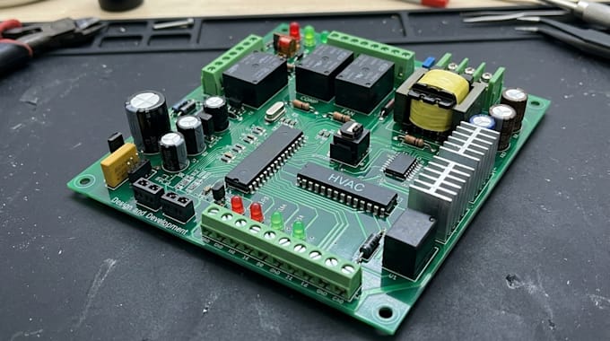 hvac design air conditioner circuit board and custom electronics development