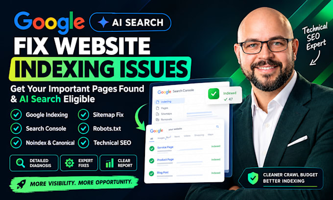 fix website indexing issues affecting google ai search eligibility