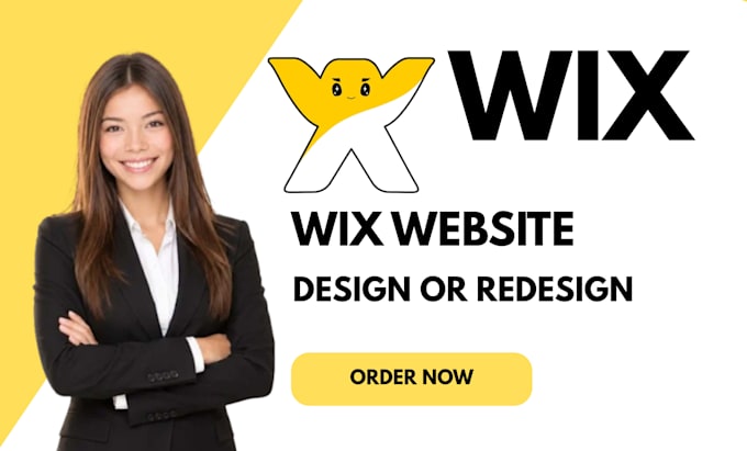 design or redesign wix website wix business website