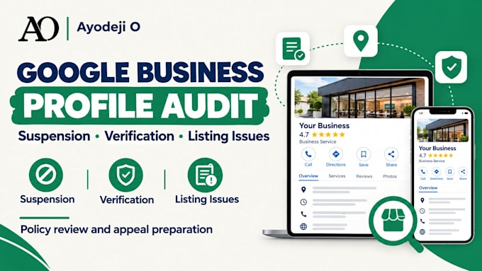 audit google business profile suspension and verification issues