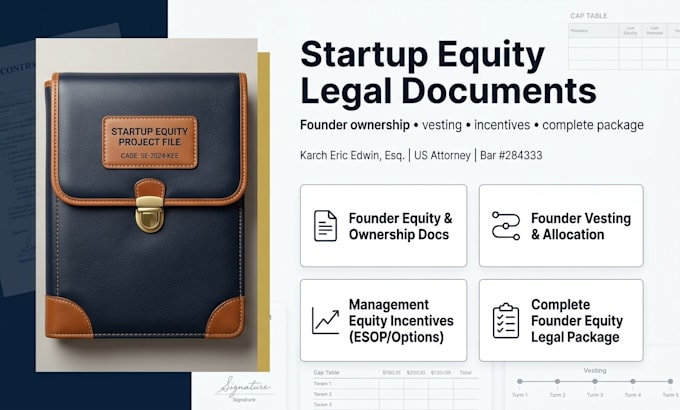 draft founder equity, stock purchase, and ownership agreements