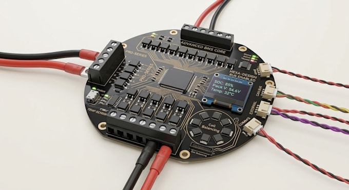 design custom bms pcb, battery management systems, and arduino circuits
