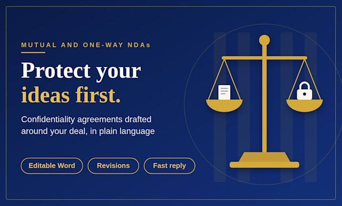 draft a professional non disclosure agreement