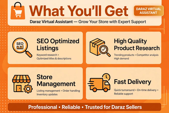 be your expert daraz virtual assistant