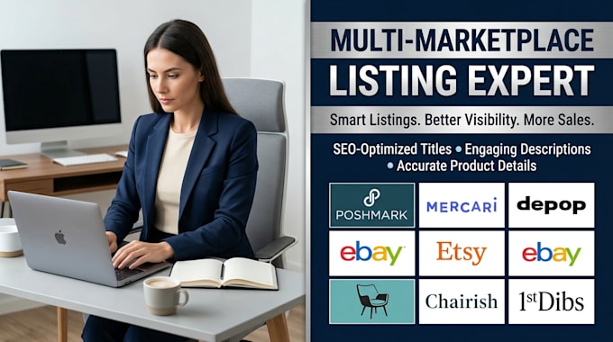 manually list products on poshmark ebay chairish 1stdibs