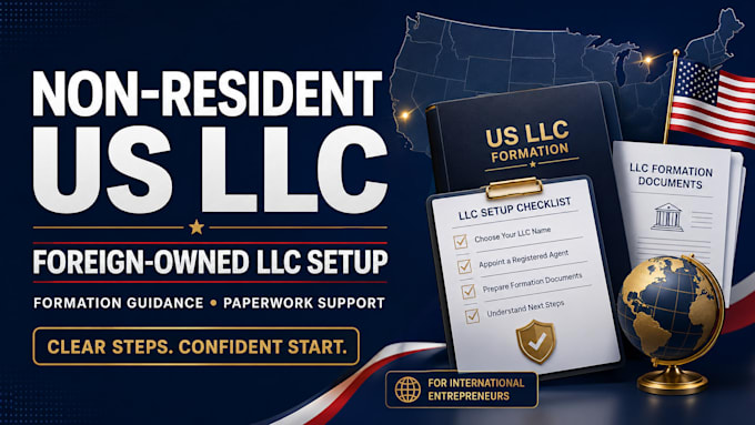 non resident US llc foreign owned llc USA llc setup
