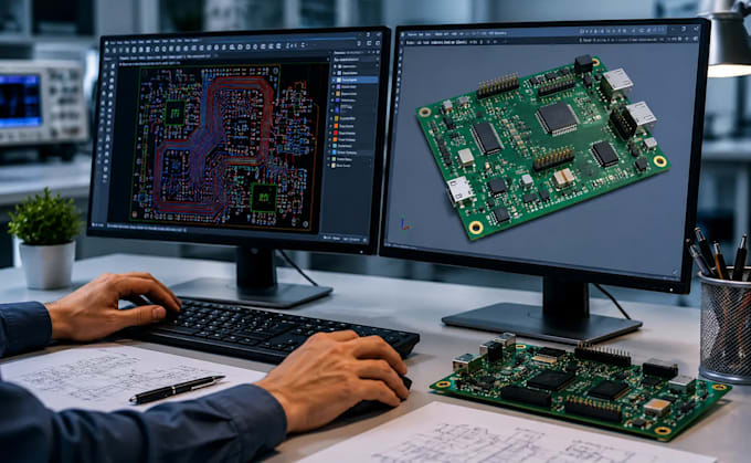 make pcb design pcb layout and circuit schematic