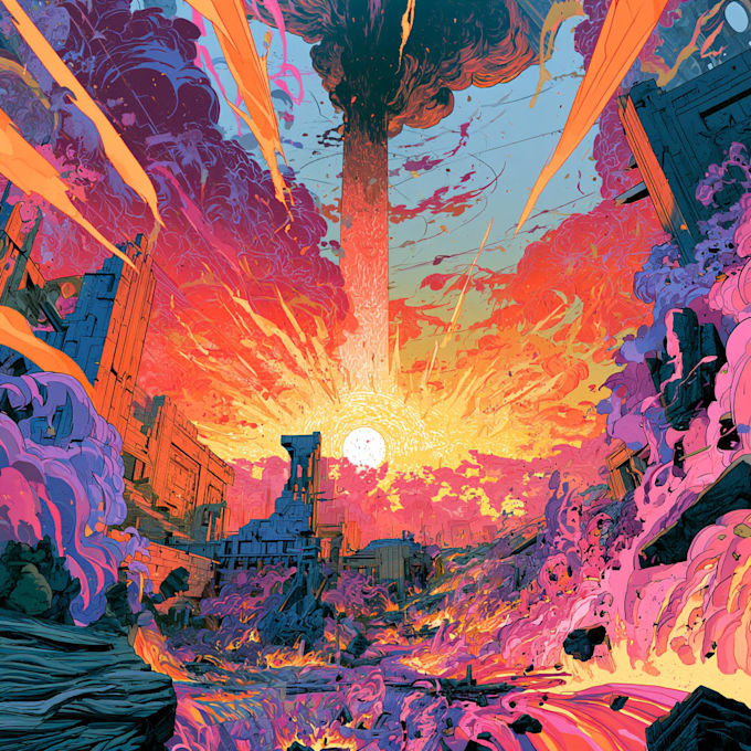 comic book, comic illustration, comic graphic novel