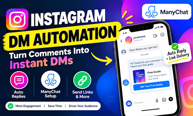 manychat instagram dm automation