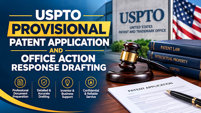 prepare uspto non provisional patents and draft office action responses