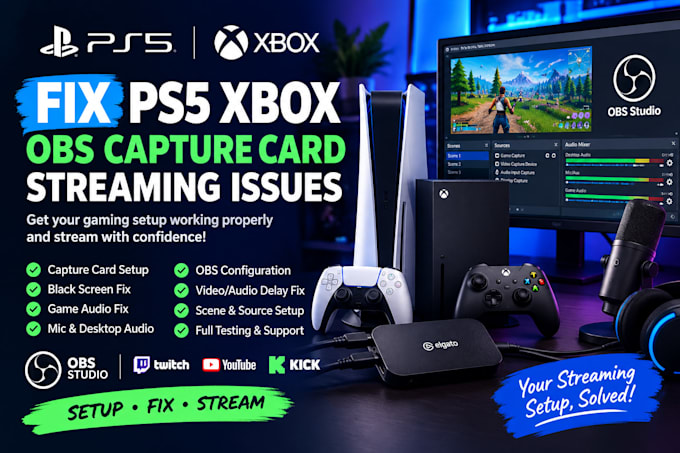 fix ps5 xbox obs capture card streaming issues