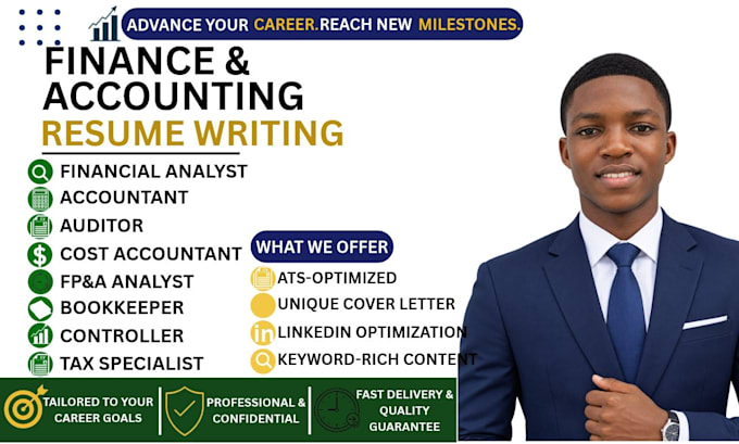 write a banking and finance resume