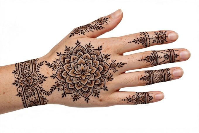 design bridal henna art