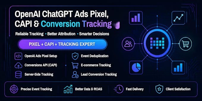 setup openai chatgpt ads pixel, conversion API tracking with GTM
