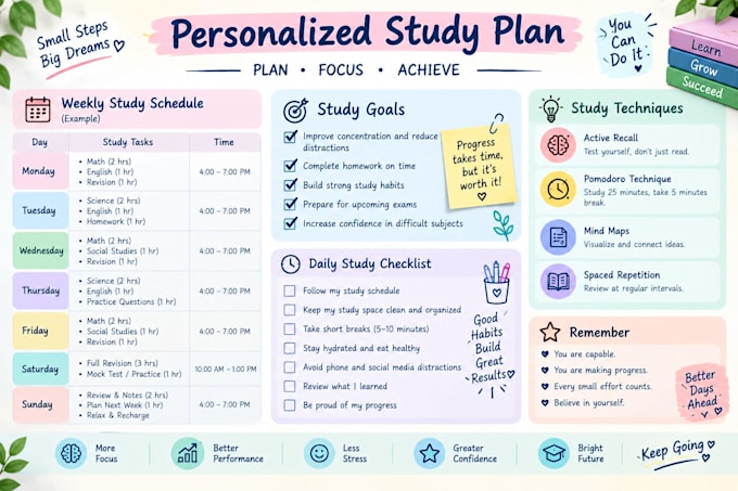 help students improve focus and study habits