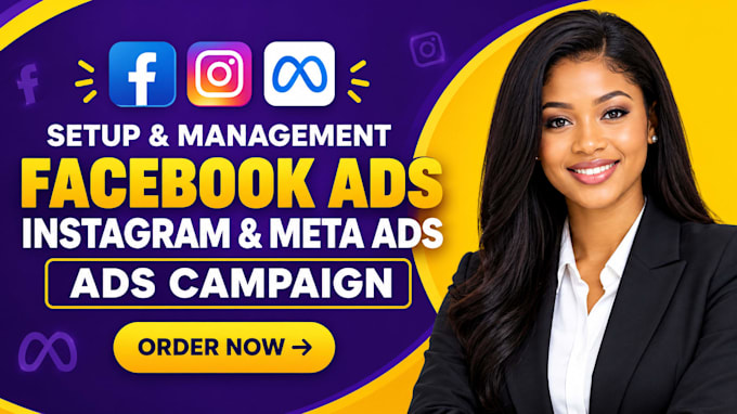 Ad Configurations Setup and manage facebook ads, instagram meta ads as social media ...