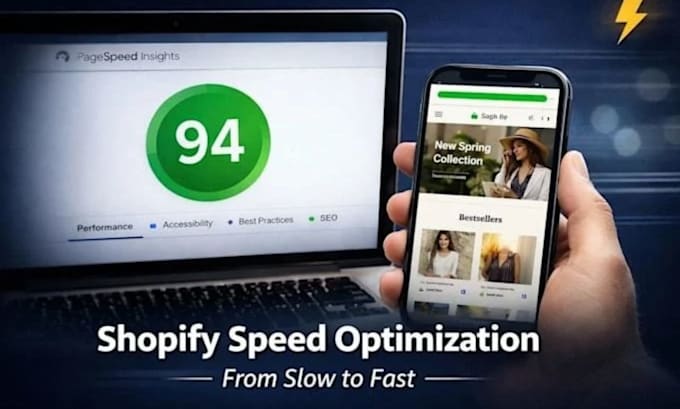 optimize shopify store speed and improve google pagespeed insights