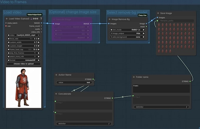 build custom comfyui workflows for ai image generation, video and lora training