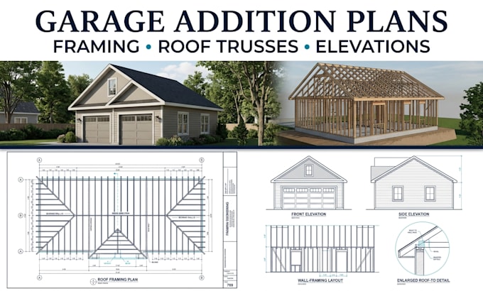 provide structural and architectural permit drawings for building approval
