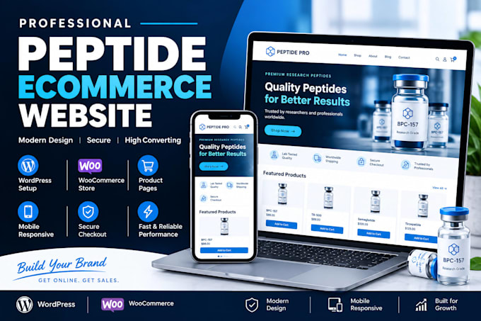 build a peptide website