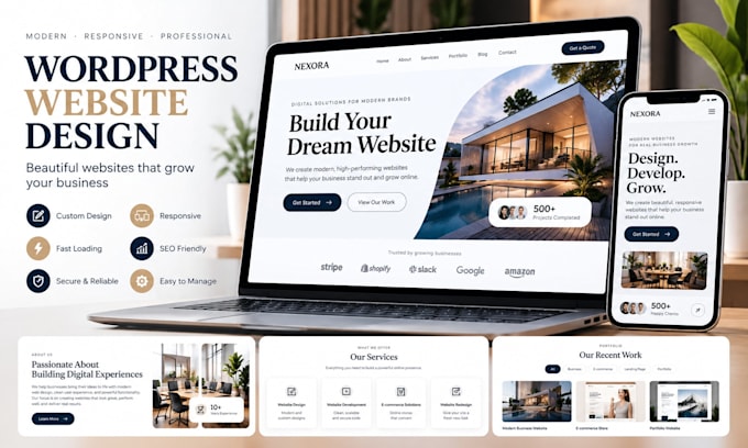 Design a responsive wordpress website with elementor by Matthias_schus ...