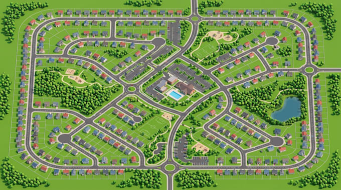 design subdivision maps, housing layouts, plot maps and master plans