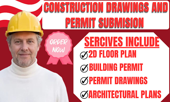 design residential architectural plans, construction drawings, permit submission