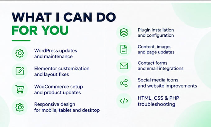 update content and images on your wordpress website