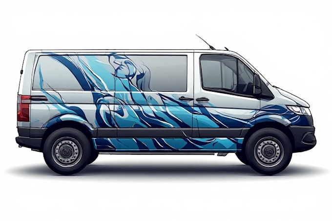 design a professional custom car wrap and vehicle graphics
