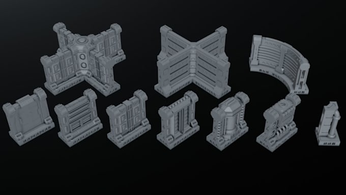 create scatter terrain,scale building model, miniature structures for pathfinder