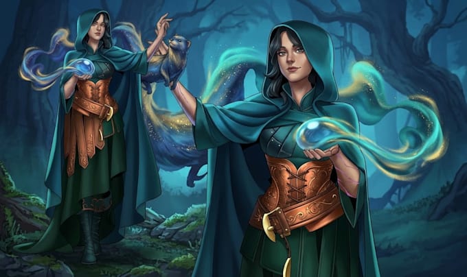 dnd character art and dnd character art