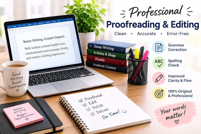 proofread and edit your essays articles and emails