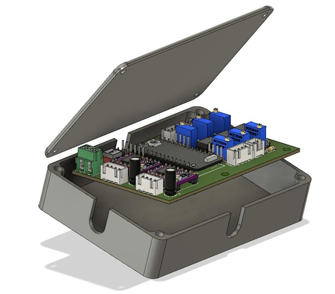 design drone pcb enclosures, flight controller housing and sensor casings