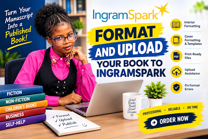 format and upload your book to ingramspark