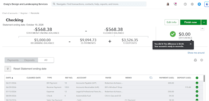 do quickbooks online bookkeeping