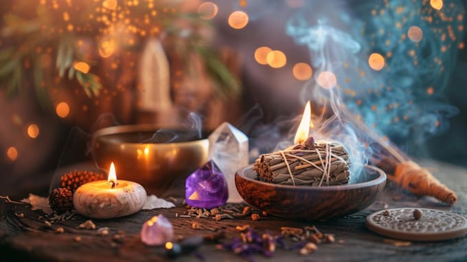 perform a personalized protection spell and energy cleansing