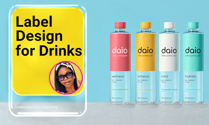 design labels for alcoholic and non alcoholic drinks
