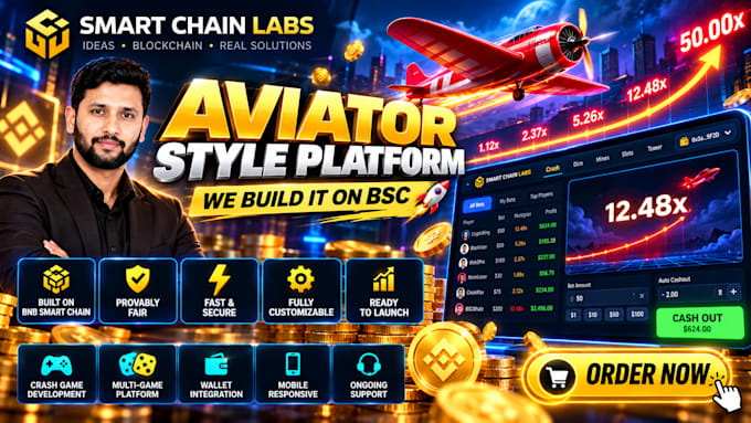develop an aviator crash game and crypto gaming platform