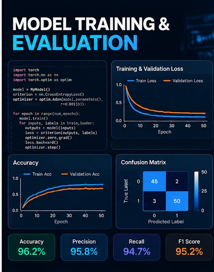 build and train deep learning models using python and pytorch